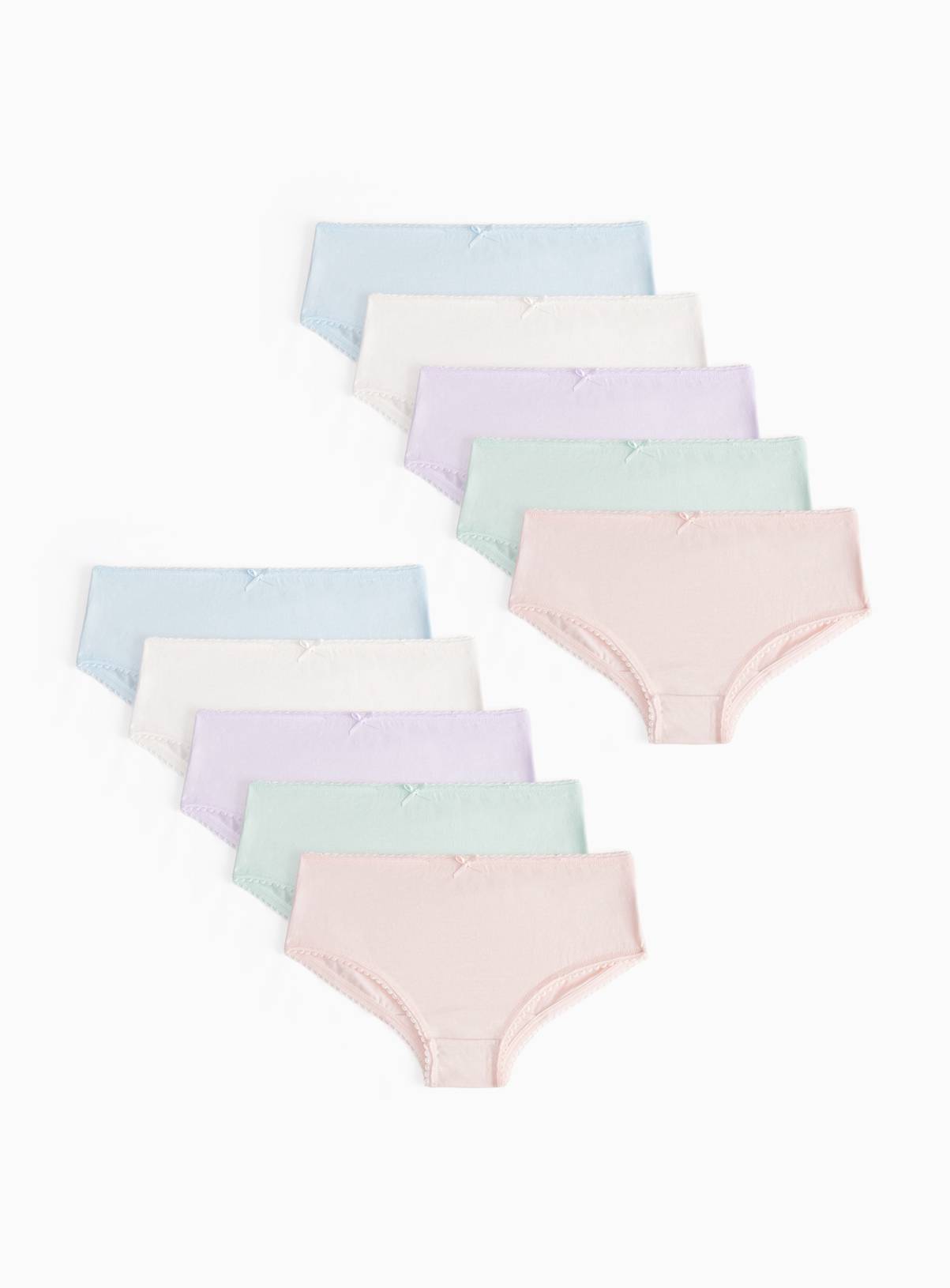 Pastel Briefs 10 Pack 1.5-2 years - Image 1
